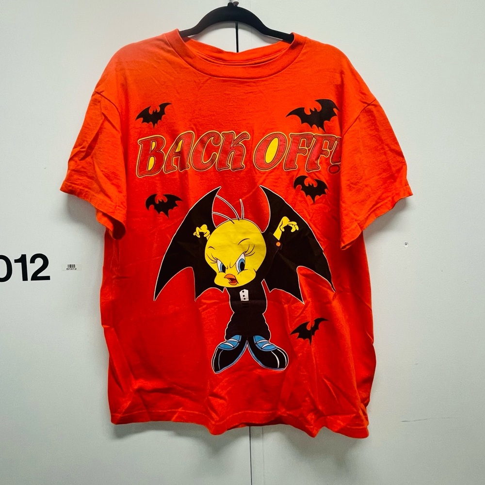 vintage 90s looney tunes tweety bird halloween tee